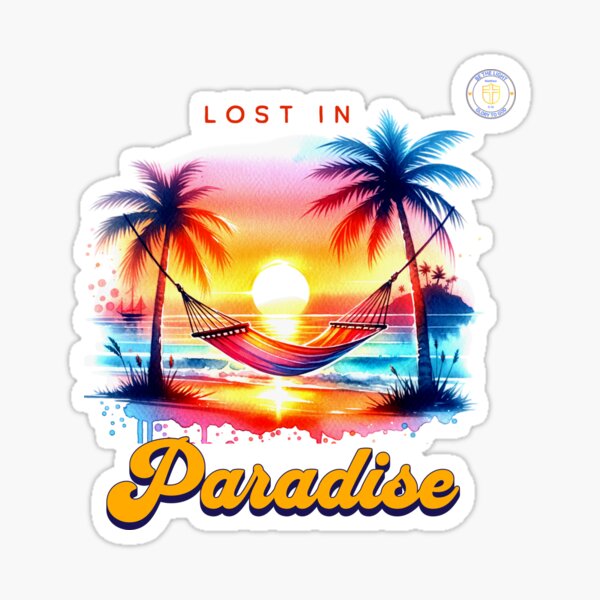 Vista previa del artículo con la obra «Camiseta unisex suave "Perdido en el Paraíso", camiseta de vacaciones, camiseta tropical, top Wanderlust, regalo de viaje, ropa playera», diseñado y vendido por BeTheLight516.