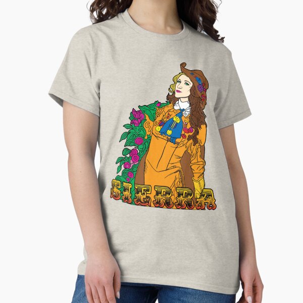 Item preview, "Sierra" illustration- Coloring book inspired illustration of Sierra Ferrell designed and sold by Alana C..
