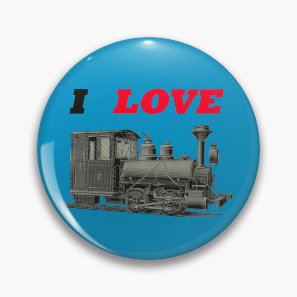 Item preview, Art by Mike Acrylic Linocut and digital, I Love Trains Train Railway Steam Locomotive designed and sold by allartbymike.