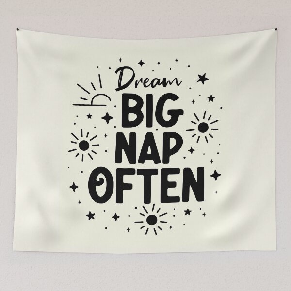 Item preview, Dream Big, Nap Often Typography designed and sold by Lyonyx.