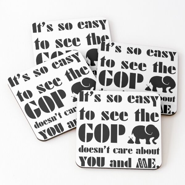 Item preview, Easy To See The GOP black print for light colors designed and sold by IdeaJones.