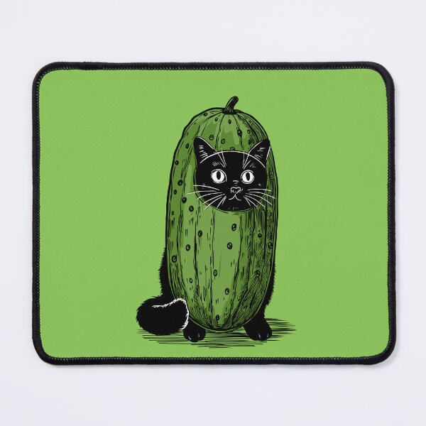 Aperçu de l'œuvre Couleur du costume de Kitty dans un cornichon créée et vendue par KilkennyCat Art.