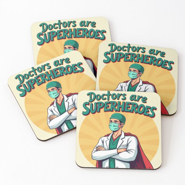 Item preview, Doctors Are Superheroes designed and sold by TamGustam.