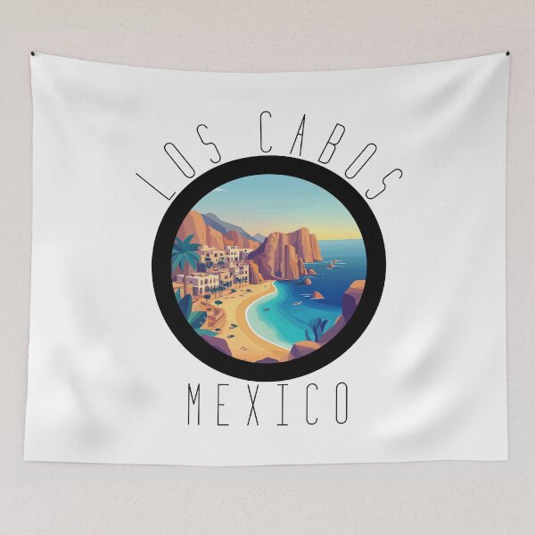 Item preview, Los Cabos - Mexico (with Black Lettering) designed and sold by VelvetRoom.