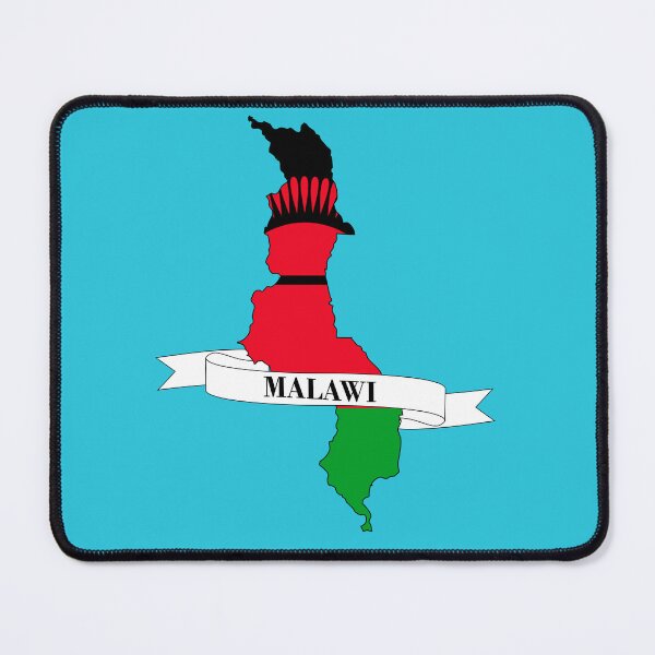 Item preview,  Flag map of Malawi designed and sold by visual adventures.