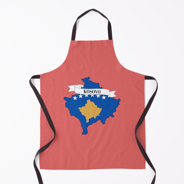Item preview, kosovo flag map designed and sold by visual adventures.