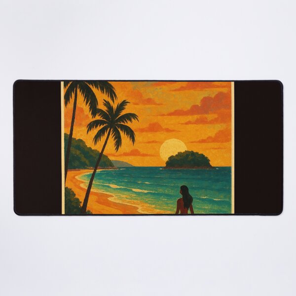 Item preview, Peaceful Kata Beach Sunset in Phuket, Thailand designed and sold by Places On Earth.