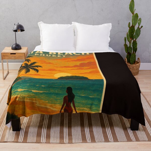 Item preview, Peaceful Kata Beach Sunset in Phuket, Thailand designed and sold by Places On Earth.