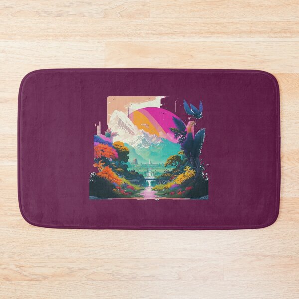 Item preview, Vivid Nature: Retro Style with Bold Colors designed and sold by niksy.