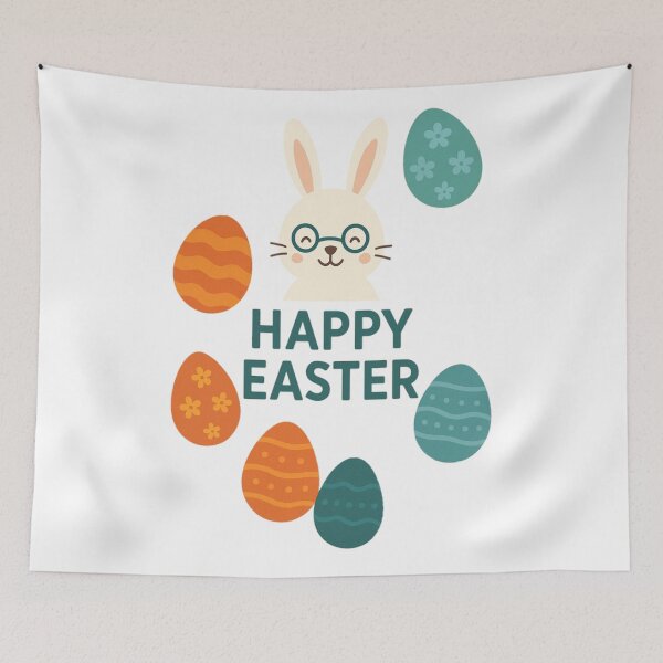 Item preview, Easter, holiday, happy Easter, rabbit, egg, cheerful, colours, colourful, funny, golden designed and sold by B-M-Store.