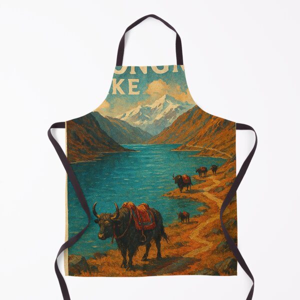 Item preview, Yaks Grazing Along Tsongmo Lake in Sikkim designed and sold by Places On Earth.