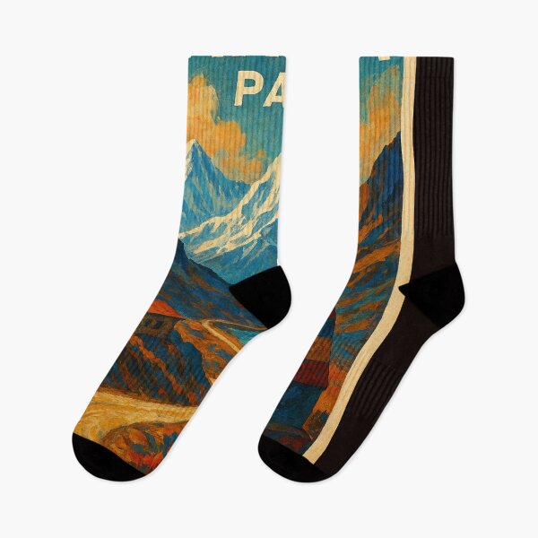 Item preview, Mountain Path Through Nathula Pass in Eastern Himalayas designed and sold by Places On Earth.