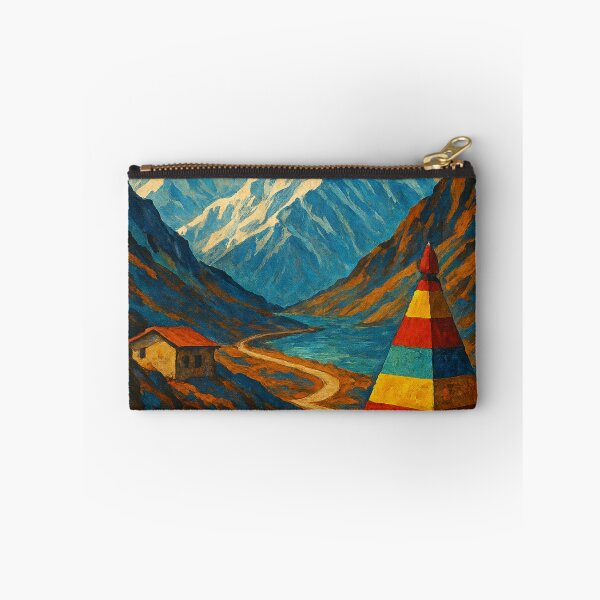 Item preview, Mountain Path Through Nathula Pass in Eastern Himalayas designed and sold by Places On Earth.