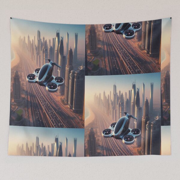 Item preview, Xpeng Flying Over Dubai designed and sold by MajesticPx.