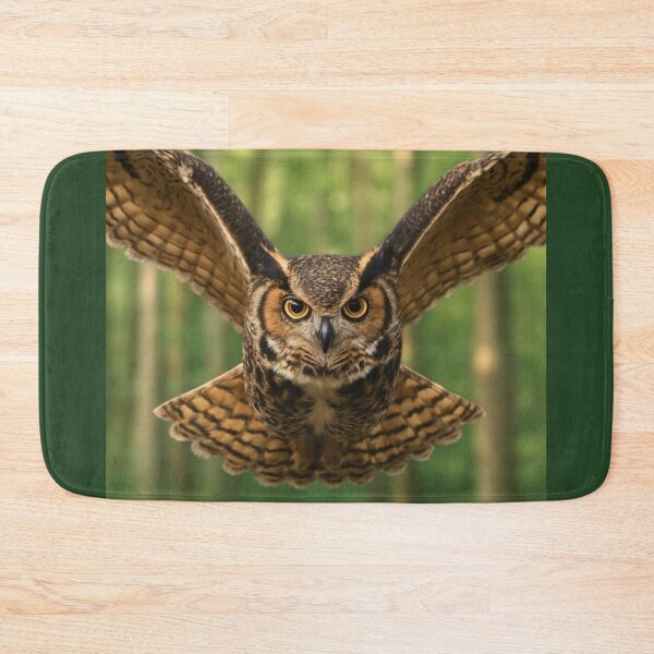 Item preview, Great Horned Owl in Flight designed and sold by BackgroundND.