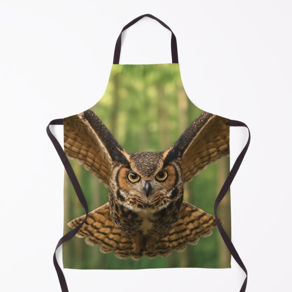 Item preview, Great Horned Owl in Flight designed and sold by BackgroundND.