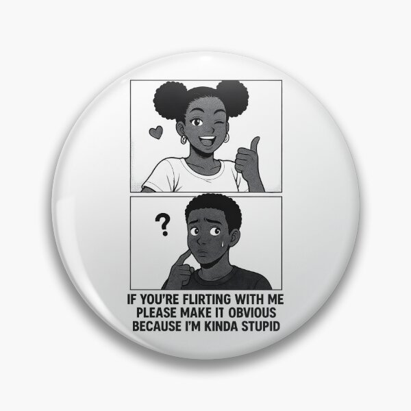 Item preview, Confused Anime Boy Afro Puff Girl | Funny Flirting Manga Style T-Shirt designed and sold by HoneyNutCrisis.