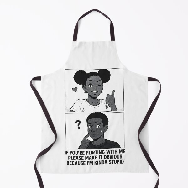 Item preview, Confused Anime Boy Afro Puff Girl | Funny Flirting Manga Style T-Shirt designed and sold by HoneyNutCrisis.