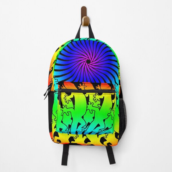 Item preview, Psychedelic Rainbow Gecko Flower designed and sold by SBVillard.