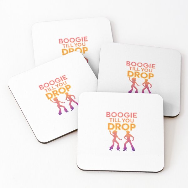 Item preview, Boogie Till You Drop | Retro Disco Studio 54 Neon Dance Party Design designed and sold by DJCApparel.