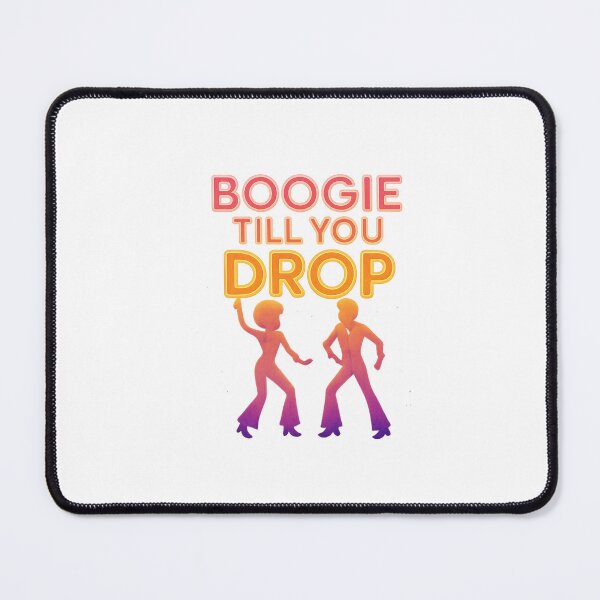 Item preview, Boogie Till You Drop | Retro Disco Studio 54 Neon Dance Party Design designed and sold by DJCApparel.
