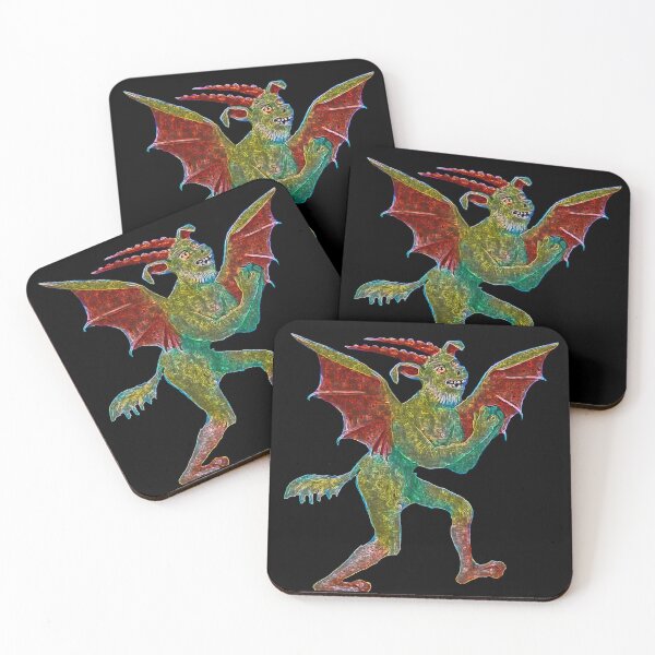 Item preview, medieval green devil  designed and sold by Cyberomiz.
