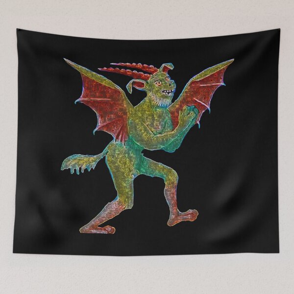 Item preview, medieval green devil  designed and sold by Cyberomiz.