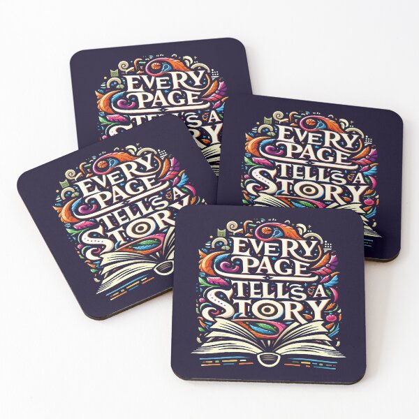 Item preview, Every Page Tells a Story, typography designed and sold by maxmaj.
