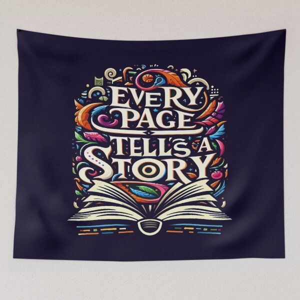 Item preview, Every Page Tells a Story, typography designed and sold by maxmaj.