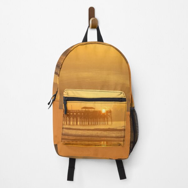 Item preview, Coastal Sunrise with Pier Silhouette  designed and sold by Maryna Gumenyuk.