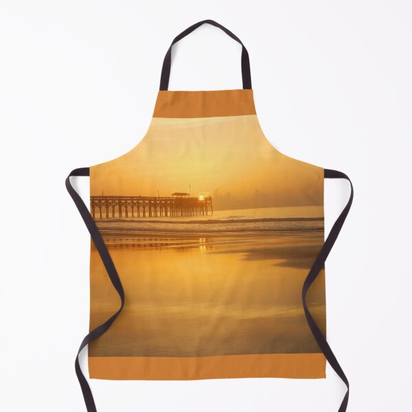 Item preview, Coastal Sunrise with Pier Silhouette  designed and sold by Maryna Gumenyuk.