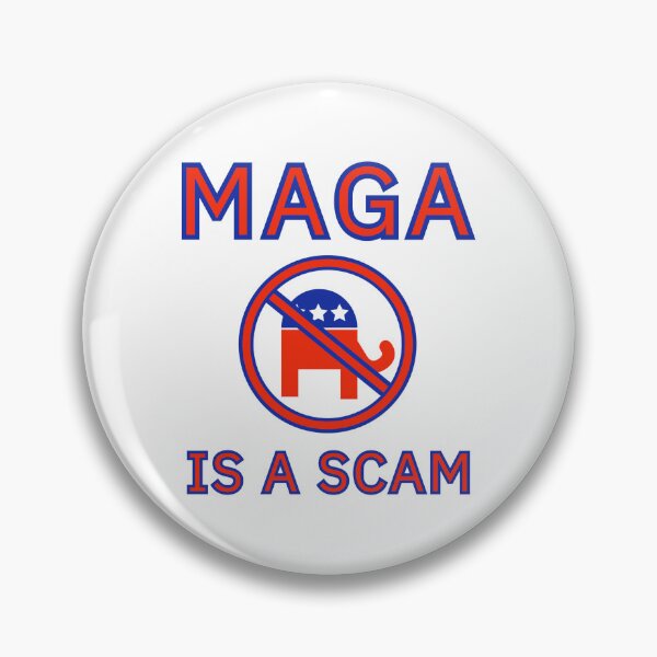 Item preview, MAGA is a scam  designed and sold by Rachel the Artist .