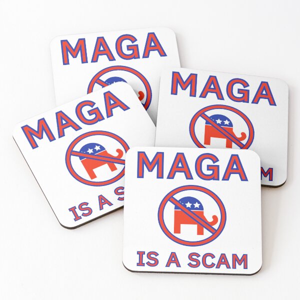Item preview, MAGA is a scam  designed and sold by Rachel the Artist .