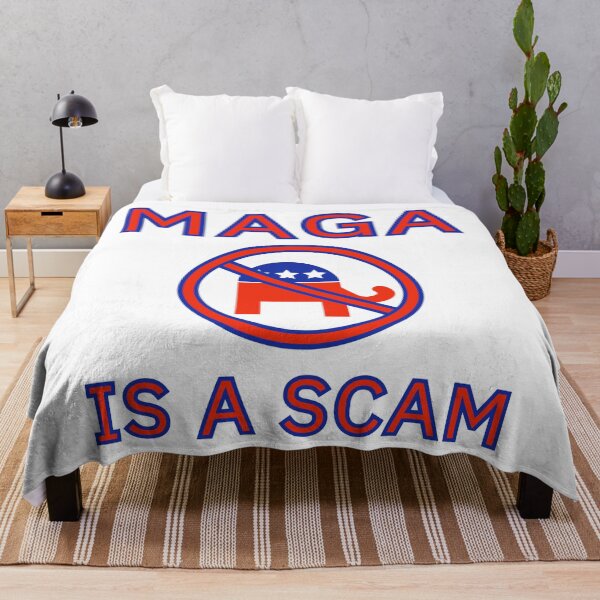 Item preview, MAGA is a scam  designed and sold by Rachel the Artist .
