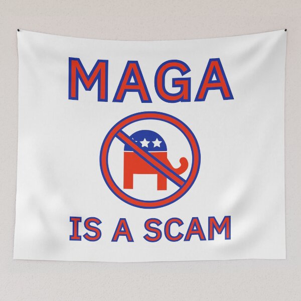 Item preview, MAGA is a scam  designed and sold by Rachel the Artist .
