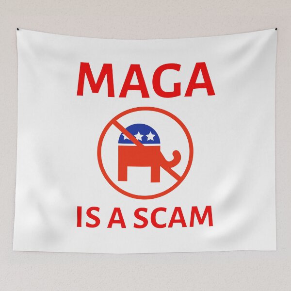 Item preview, MAGA is a scam designed and sold by Rachel the Artist .