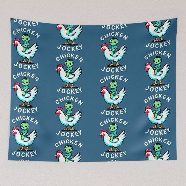 Item preview, Chicken Jockey Zombie T-Shirt - Funny Cartoon Gamer Design designed and sold by PickledjoArt.