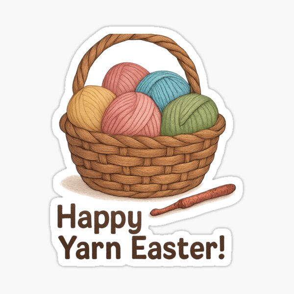 Item preview, Happy Yarn Easter designed and sold by FrameFlow.