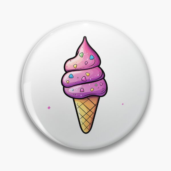 Item preview, Cute Multi-colored Ice Cream Cone designed and sold by MMAR-Designs.
