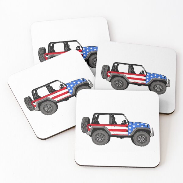 Item preview, USA Patriotic 4x4 designed and sold by BlueSkyTheory.