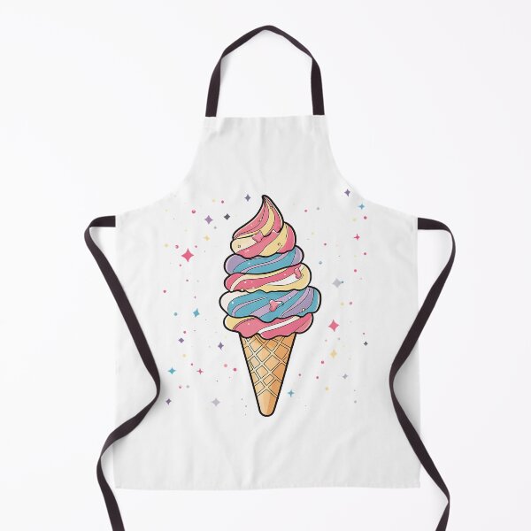Item preview, Cute Multi-colored Ice Cream Cone designed and sold by MMAR-Designs.