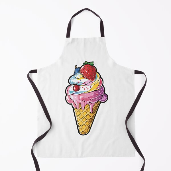 Item preview, Cute Multi-colored Ice Cream Cone designed and sold by MMAR-Designs.