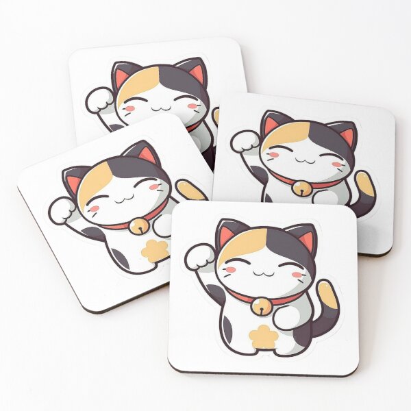 Item preview, Kawaii Maneki-neko 'beckoning cat' designed and sold by MendaciousMina.