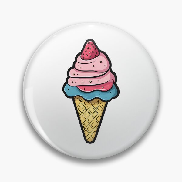 Item preview, Cute Multi-colored Ice Cream Cone designed and sold by MMAR-Designs.