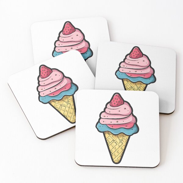 Item preview, Cute Multi-colored Ice Cream Cone designed and sold by MMAR-Designs.