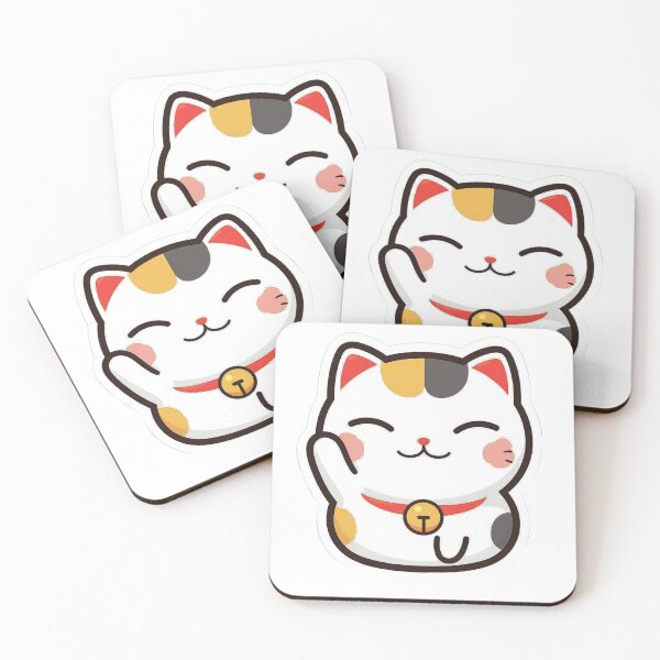 Item preview, Kawaii Maneki-neko 'beckoning cat' designed and sold by MendaciousMina.