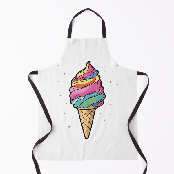 Item preview, Cute Multi-colored Ice Cream Cone designed and sold by MMAR-Designs.