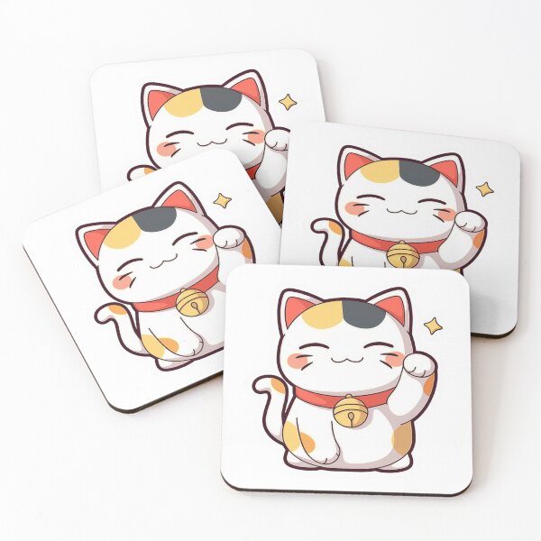 Item preview, Kawaii Maneki-neko 'beckoning cat' designed and sold by MendaciousMina.
