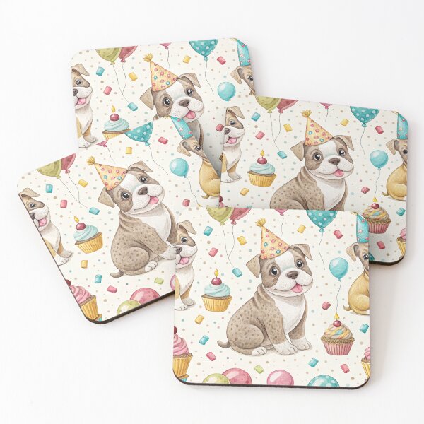 Item preview, Pit bull Party designed and sold by Retro Kingdom Boutique.