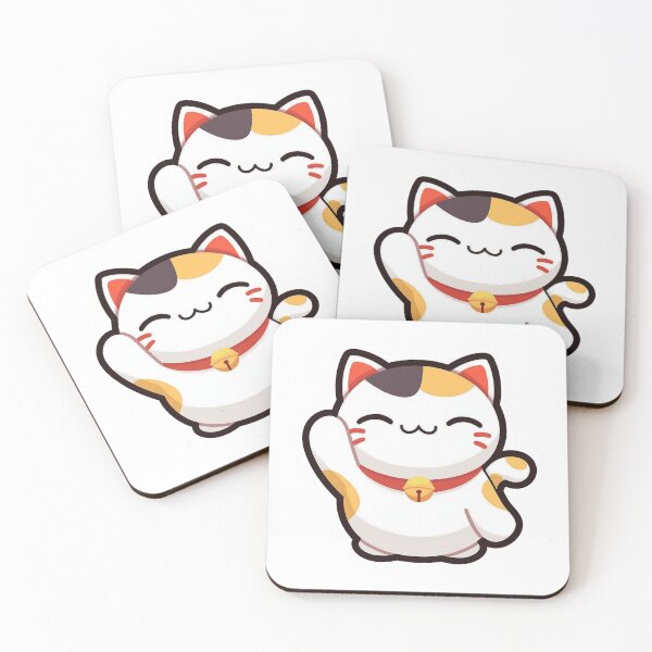 Item preview, Kawaii Maneki-neko 'beckoning cat' designed and sold by MendaciousMina.